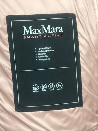 Piumino Max Mara donna rosa