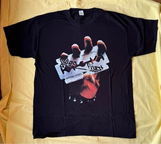 Camiseta Judas Priest British Steel Negra