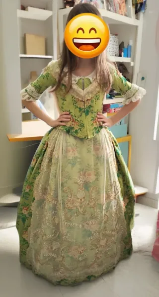Vestido Fallera Niña 8-9 Años