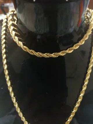 Collana e bracciale oro con croce