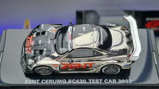 Lexus ZENT CERUMO SC430 Test Car 2007 1/64 Kyosho