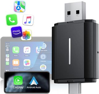 Lamto Adaptador inalámbrico Carplay 2 en 1 para A-