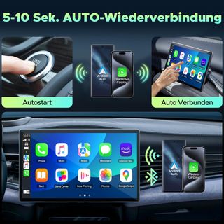 Lamto Adaptador inalámbrico Carplay 2 en 1 para A-