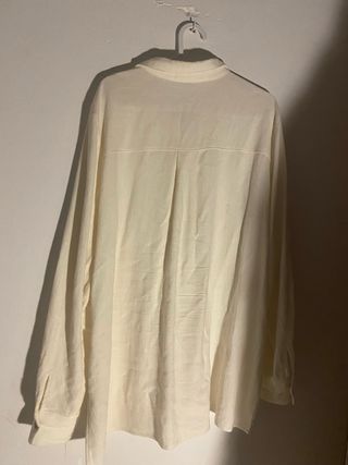 Camisa beige manga larga