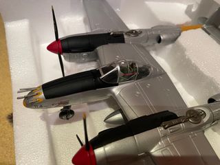 1:48 FRANKLIN MINT P-38 OLD RUSTY AVION