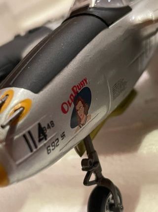 1:48 FRANKLIN MINT P-38 OLD RUSTY AVION