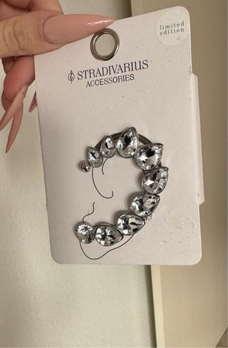 Pendiente Stradivarius Ear Cuff Brillante