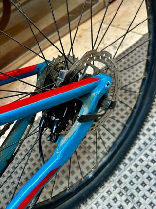 Bicicleta Orbea Azul y Roja