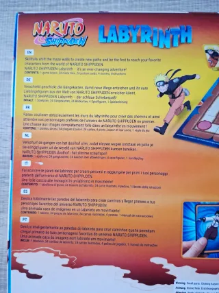 Juego Laberinto Mágico Naruto Shippuden