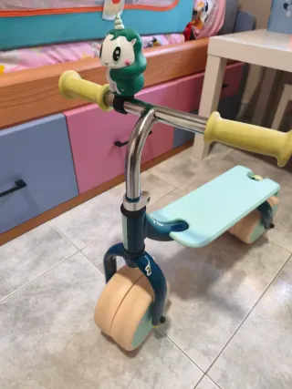 Bicicleta sin pedales unicornio