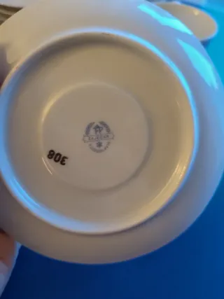 Set 6 tazzine con piattini vintage anni 70