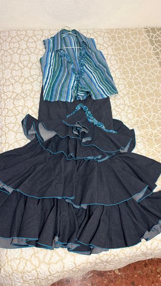 Traje de gitana con volantes