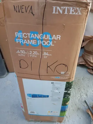 Piscina Desmontable Intex 450x220x84 rectangular