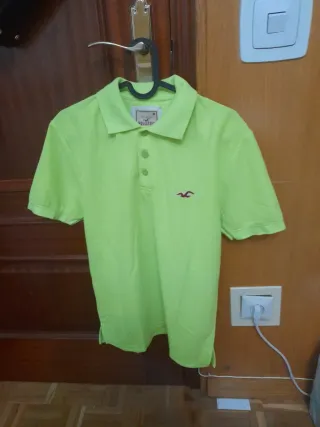 POLO HOLLISTER VERDE PISTACHO