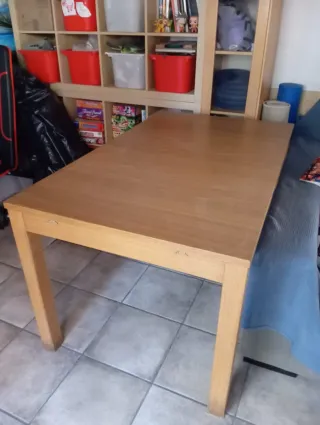 Mesa comedor extensible IKEA madera