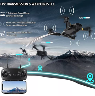 Dron W8 Pro Max Doble Cámara 4K + Maletín