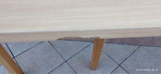 Mesa de madera extensible