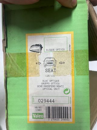 Faros Seat 131-128 Valeo