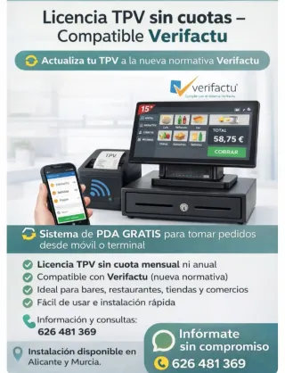 Licencia TPV Verifactu - Actualización Normativa