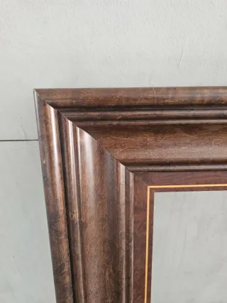 Marco de madera vintage efecto carey