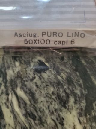 6 Asciugamani Puro Lino