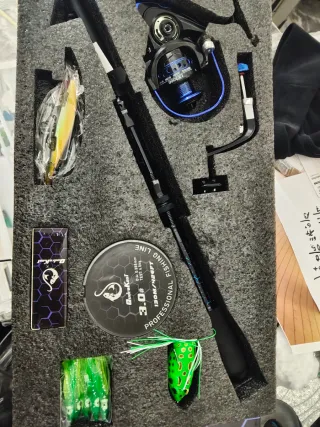 Set Canna da pesca QudraKast fibra di carbonio