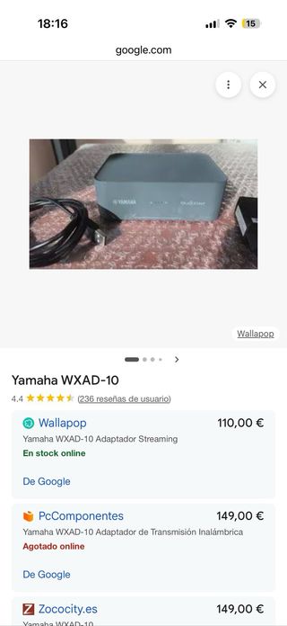 Streaming Yamaha MusicCast WXAD-10