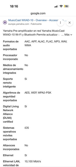 Streaming Yamaha MusicCast WXAD-10