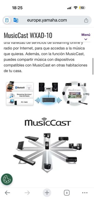 Streaming Yamaha MusicCast WXAD-10