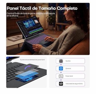 NUEVO OMOTON Funda Teclado iPad Air 13 M4