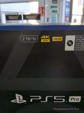 Sony PS5 Pro 2TB Negra/Blanca