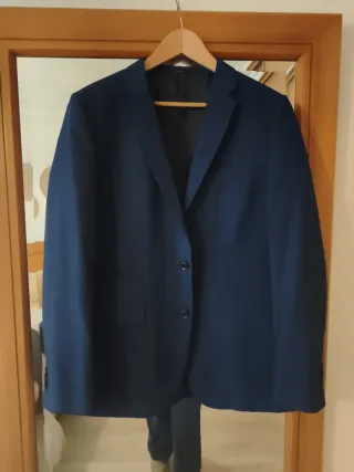 Traje de chaqueta azul hombre Talla M