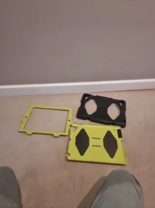 Funda militar iPad 2 Negra/Verde