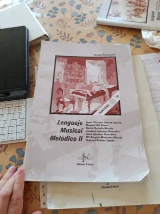Libros 3 tomos lenguaje Musical Melódico I- Grado