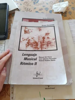 Libros 3 tomos lenguaje Musical Melódico I- Grado