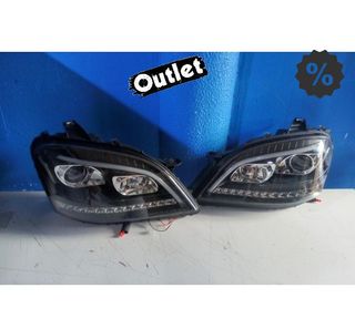 KJ FAROS PARA MERCEDES CLASE ML W164 05-07 LUZ DIURNA LED DI