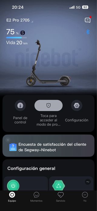 Patinete Eléctrico Segway Ninebot E2 Pro