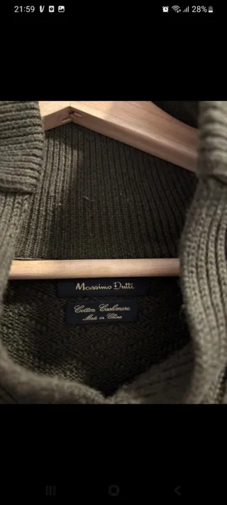 Jersey Massimo Dutti Verde Oliva