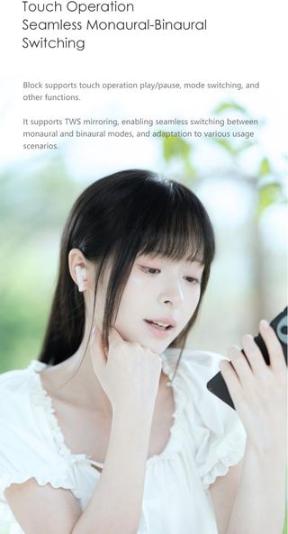 Moondrop Block Semi In Ear Flath ead Earbuds True