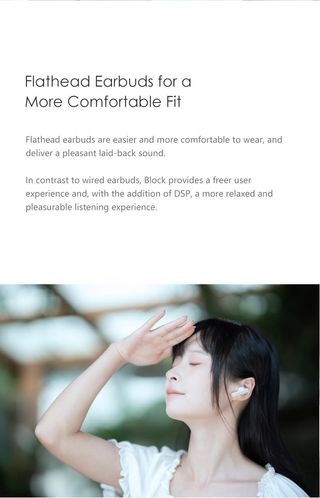 Moondrop Block Semi In Ear Flath ead Earbuds True