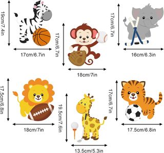 Tanlaby Animales de dibujos animados Pegatinas de