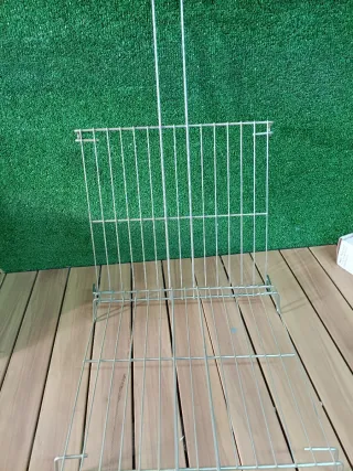 Habitex Parrilla de doble alambre cincado 35x35cm