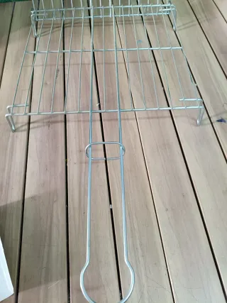 Habitex Parrilla de doble alambre cincado 35x35cm