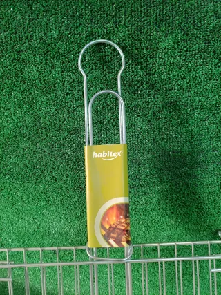 Habitex Parrilla de doble alambre cincado 35x35cm