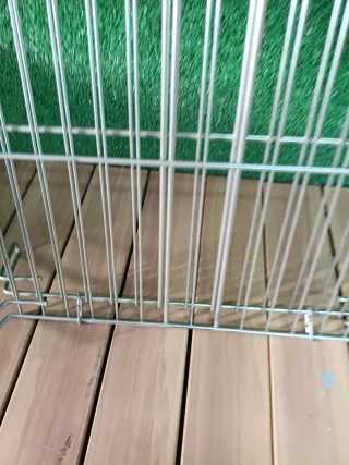 Habitex Parrilla de doble alambre cincado 35x35cm