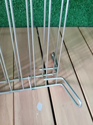 Habitex Parrilla de doble alambre cincado 35x35cm