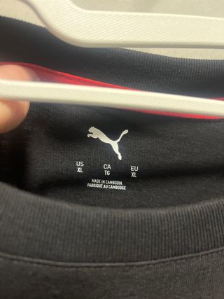 Camiseta Puma F1 Negra