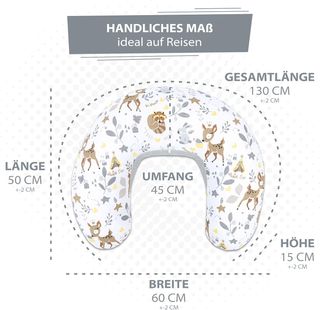 Totsy Baby Cojin Lactancia y Embarazada 130 cm - A