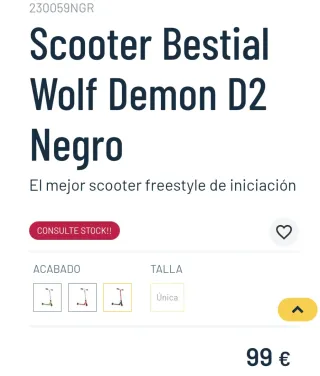 Patinete Bestial Wolf