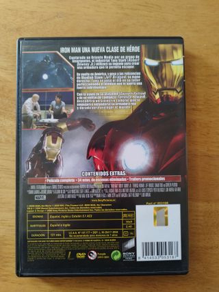 DVD Iron Man 1 Marvel